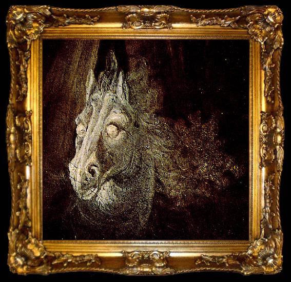 framed  Heinrich Fussli Pferd, ta009-2